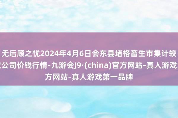 无后顾之忧2024年4月6日会东县堵格畜生市集计较有限包袱公司价钱行情-九游会J9·(china)官方网站-真人游戏第一品牌