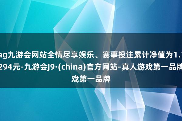 ag九游会网站全情尽享娱乐、赛事投注累计净值为1.1294元-九游会J9·(china)官方网站-真人游戏第一品牌